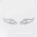 925 Sterling Silver Angel Wings Earrings fashion